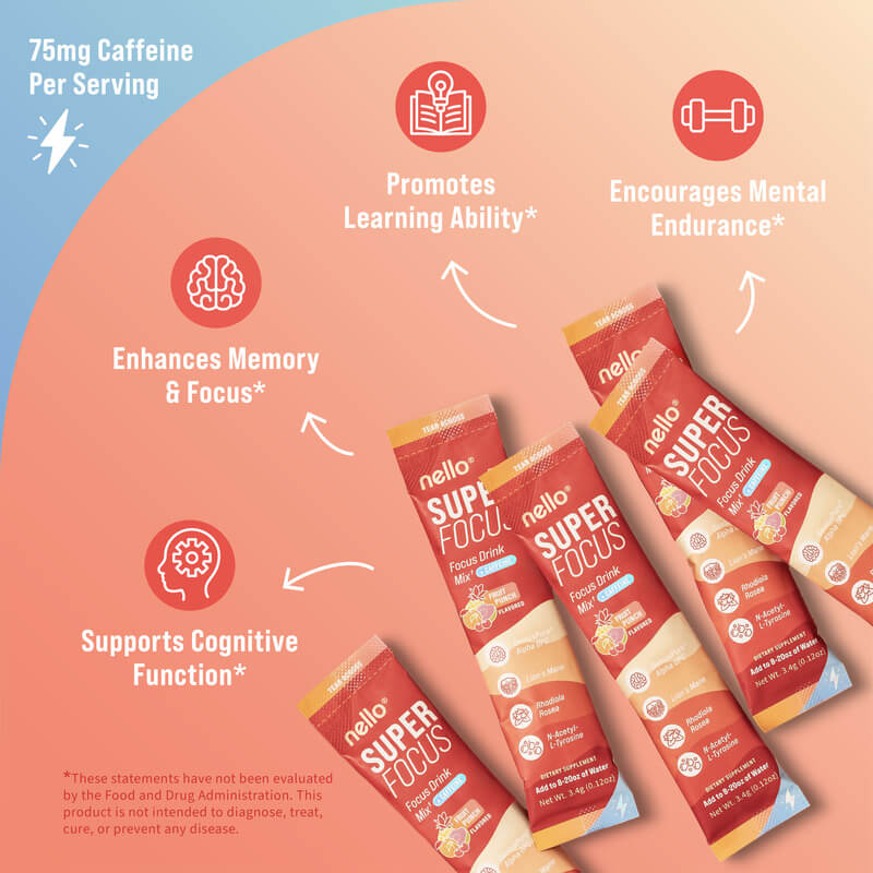 Nello™ Superfocus Drink Mix | Limited Time Deal